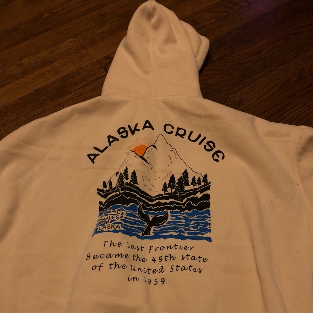 super cute yellow alaska hoodie